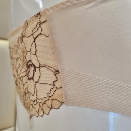 투톤 자가드 레이스 햄라인팬티LB