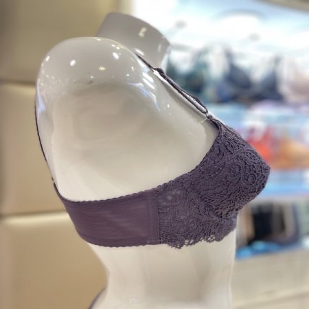 꾸띄르 퍼플 케미컬자수 부직포브라