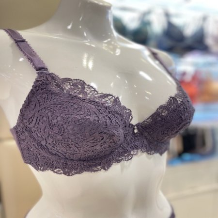 꾸띄르 퍼플 케미컬자수 부직포브라