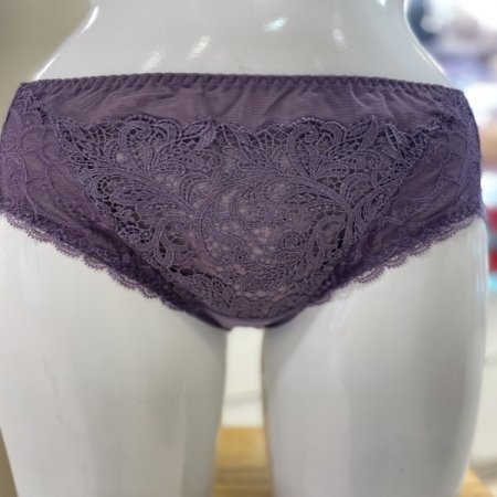 꾸띄르 퍼플 여성 레이스팬티