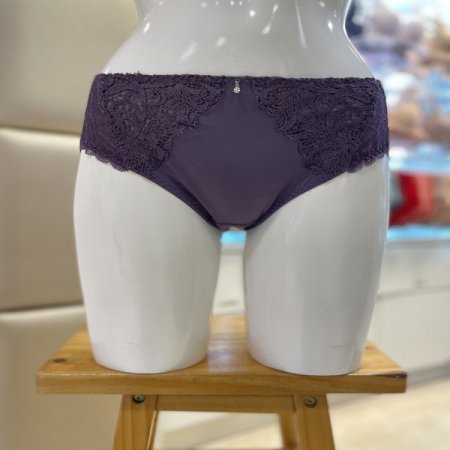 꾸띄르 퍼플 여성 부직포브라팬티세트