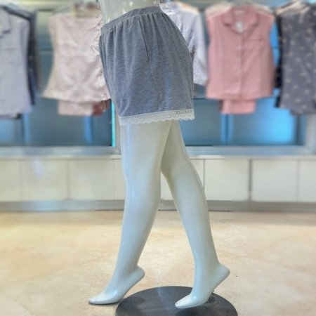 모달멜란지 여성홈웨어 실내복반바지