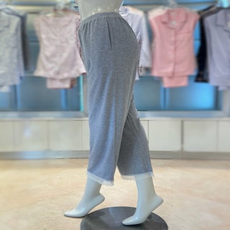 멜란지 여성 홈웨어바지