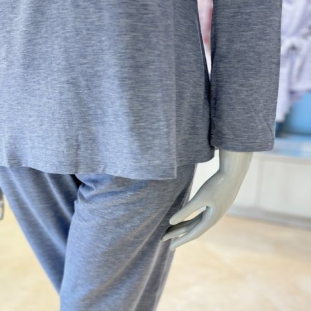 모달멜란지 여성 홈웨어상의