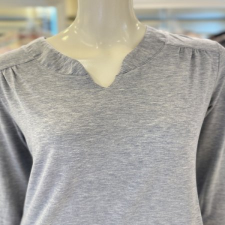 모달멜란지 여성 홈웨어상의