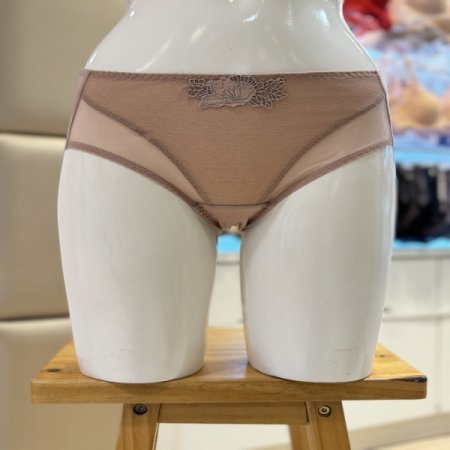 쉬폰 자수풀컵 여성 브라햄팬티세트