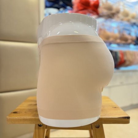 무봉제 스킨색 남성 사각 드로즈팬티