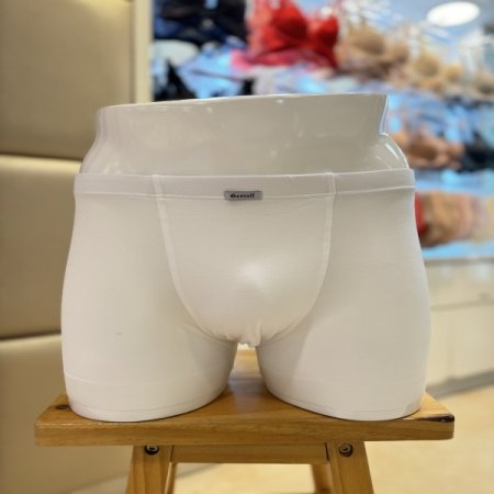 햄라인 화이트 남성 사각 드로즈팬티