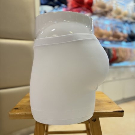 햄라인 화이트 남성 사각 드로즈팬티