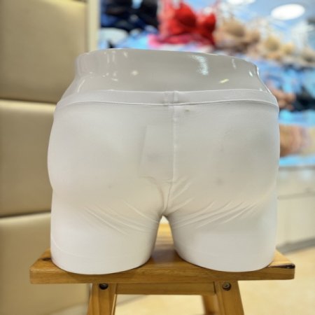 햄라인 화이트 남성 사각 드로즈팬티