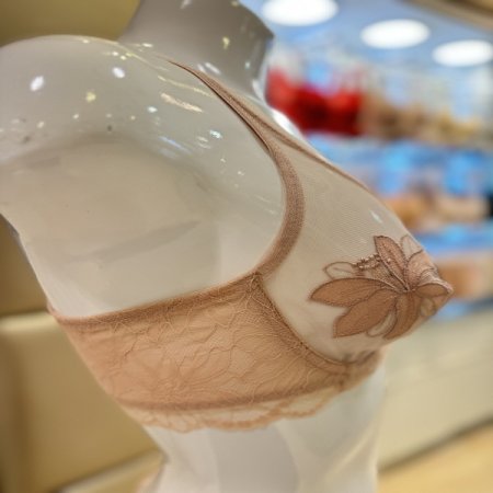 텍1시스루 올망사 여성 홑겹브래지어