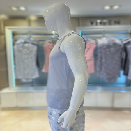 라이트그레이 인견 남성런닝