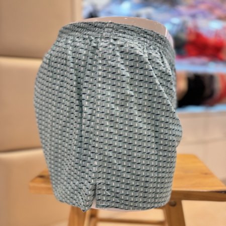 민트 기하학 면100 남성트렁크팬티