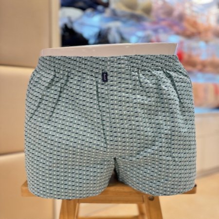 기하학 면100 남성트렁크팬티2종세트