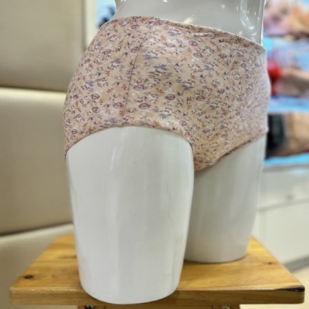 잔꽃무늬 모달 맥시기장 여성팬티