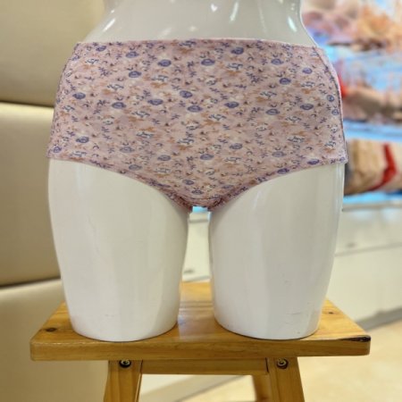 잔꽃무늬 모달맥시기장 여성팬티2종세트