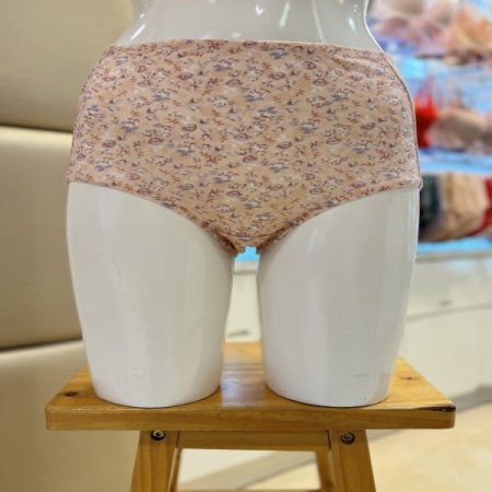 잔꽃무늬 모달맥시기장 여성팬티2종세트
