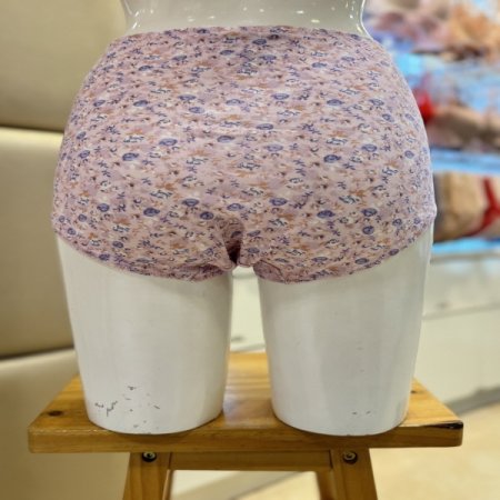 잔꽃무늬 모달맥시기장 여성팬티2종세트