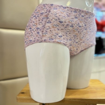 잔꽃무늬 모달맥시기장 여성팬티2종세트