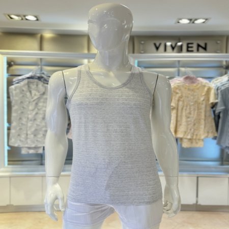 스트라이프 인견 남성런닝