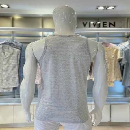 스트라이프 인견 남성런닝