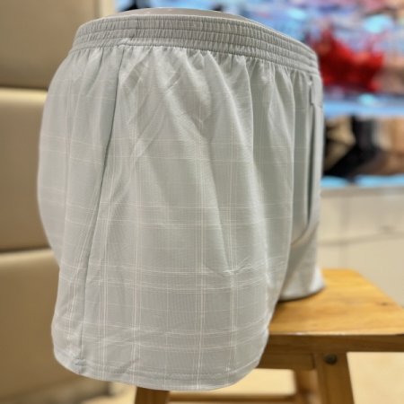 잔체크무늬 인견 남성트렁크팬티