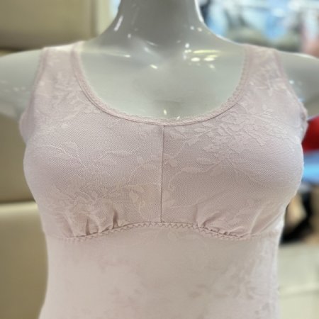 꽃무늬번아웃 인견 여성브라런닝