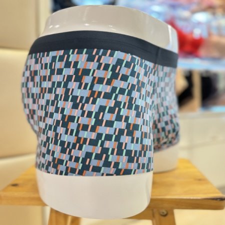 기하학 모달 무봉제 남성드로즈팬티