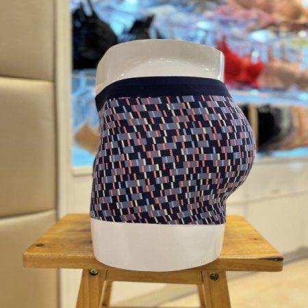 기하학 모달 무봉제 남성드로즈팬티