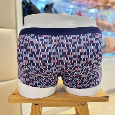 기하학 모달 무봉제 남성드로즈팬티