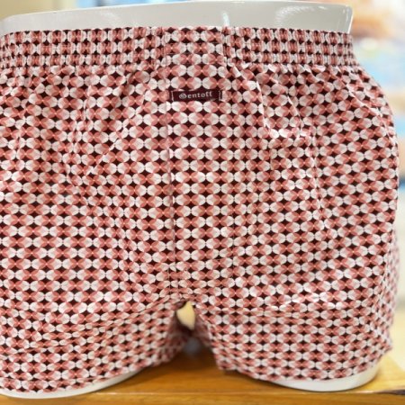 기하학무늬 면100  남성트렁크팬티