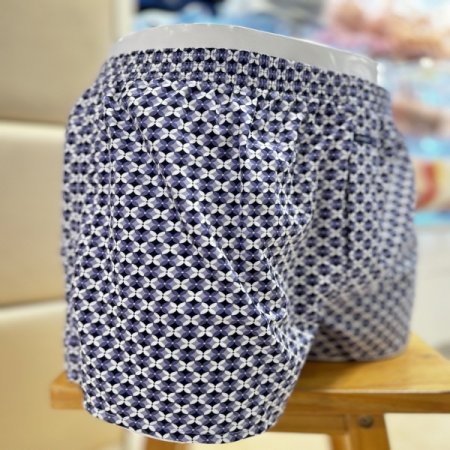 기하학무늬 면100  남성트렁크팬티