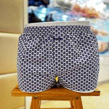 기하학면100 남성트렁크팬티2종세트