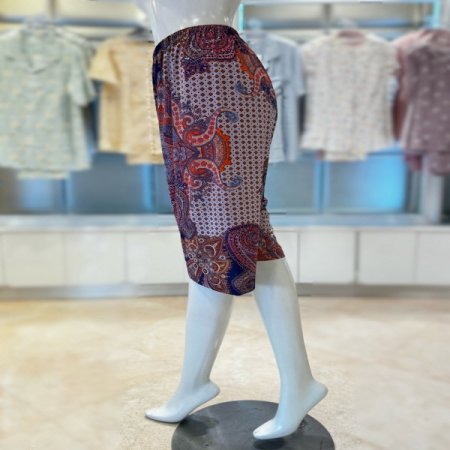 에스닉패턴 반팔 5부 여성홈웨어세트