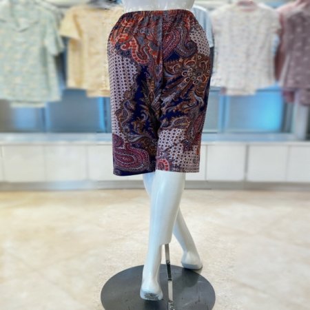 에스닉패턴 반팔 5부 여성홈웨어세트