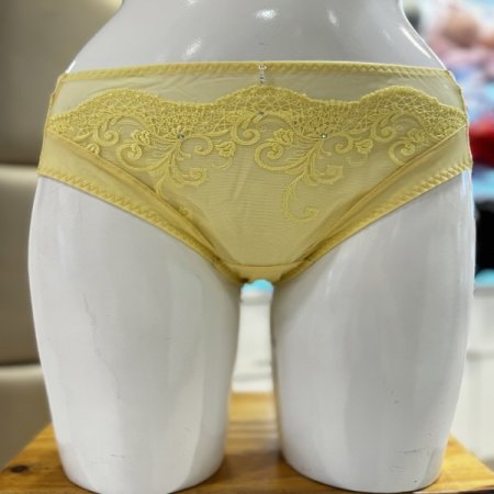 꾸띄르 레몬 노라인 여성레이스팬티