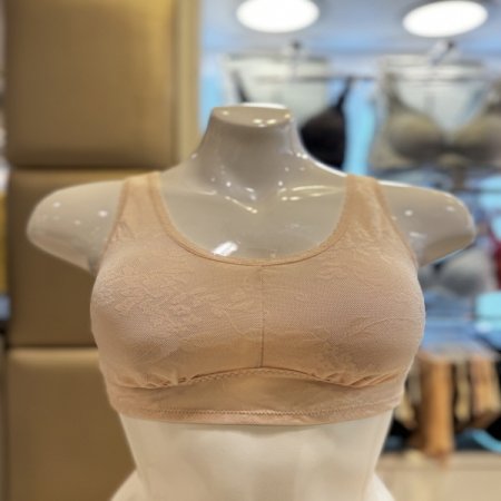 꽃무늬 몰드 여성인견브라탑