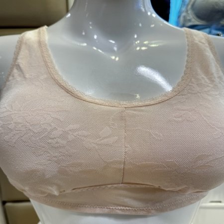 꽃무늬 몰드 여성인견브라탑