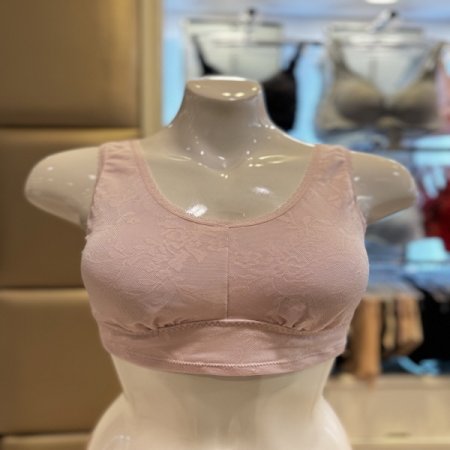 꽃무늬 몰드 여성인견브라탑2종텍1