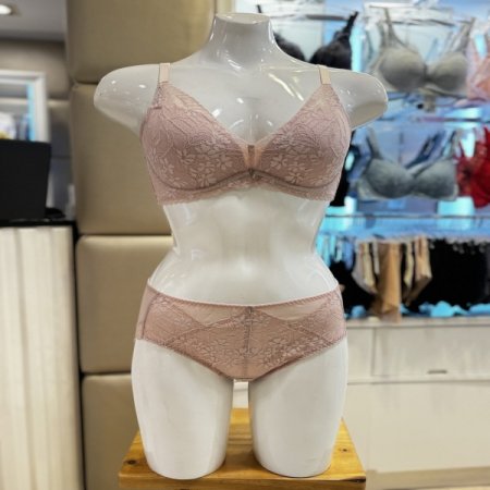 러블리 저중심 몰드 여성레이스팬티세트