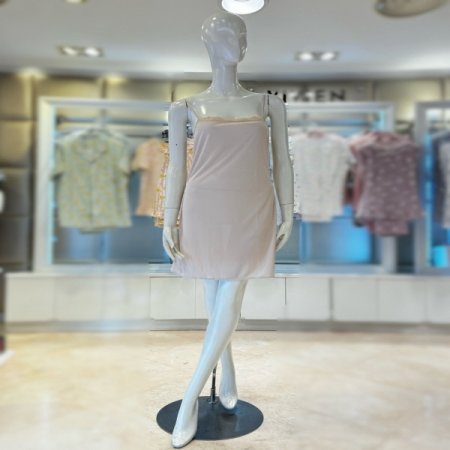 기본 레이스포인트 여성풀슬립