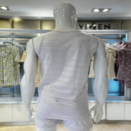 레이온 면혼방 남성런닝트렁크팬티세트