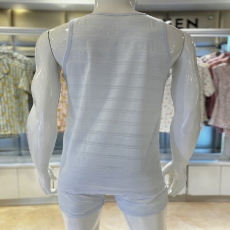 레이온 면혼방 남성런닝트렁크팬티세트