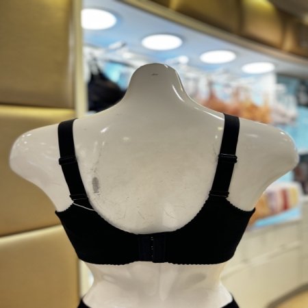 블랙 풀사이즈 기능성 노와이어 브라팬티세트 01