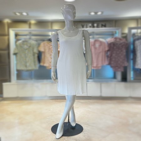 기본 심플 롱기장 여성풀슬립