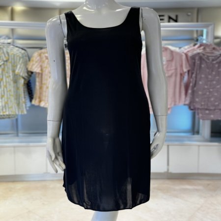 기본 심플 롱기장 여성풀슬립