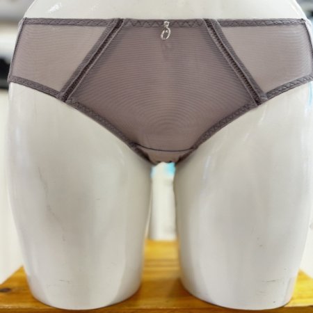 여성 심플 베이직 메시 텍스타일 우먼즈 햄팬티