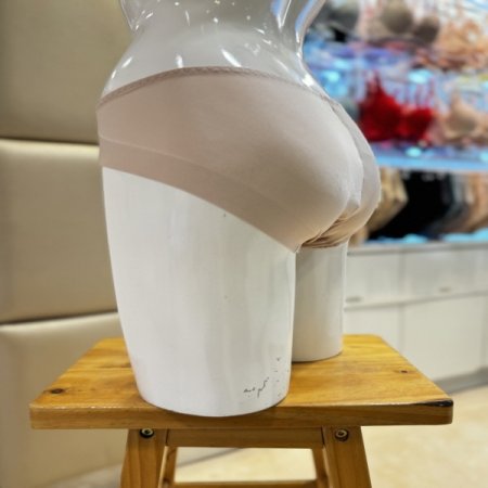 심플 베이직 메쉬 텍스타일 우먼즈 햄팬티