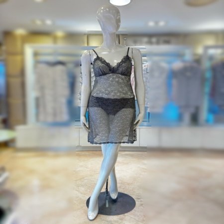 올레이스 스트랩 원피스 여성슬립