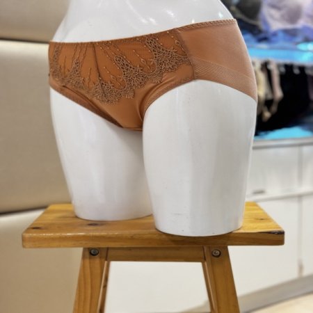 캐미컬자수 노라인 여성햄라인팬티